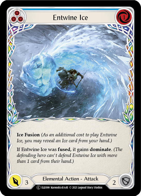 Entwine Ice (Blue) [U-ELE099] Unlimited Normal | Magic Magpie