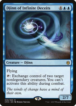 Djinn of Infinite Deceits [Commander Anthology] | Magic Magpie