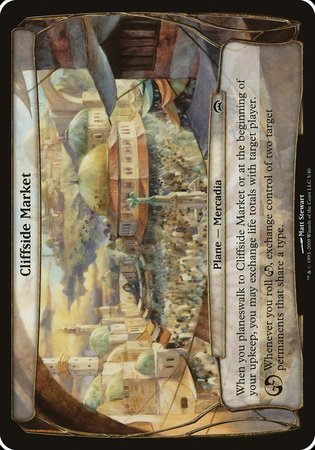 Cliffside Market (Planechase) [Planechase Planes] | Magic Magpie