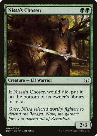 Nissa's Chosen [Duel Decks: Nissa vs. Ob Nixilis] | Magic Magpie