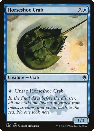 Horseshoe Crab [Masters 25] | Magic Magpie