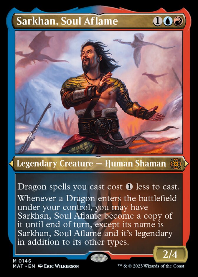 Sarkhan, Soul Aflame (Foil Etched) [March of the Machine: The Aftermath] | Magic Magpie