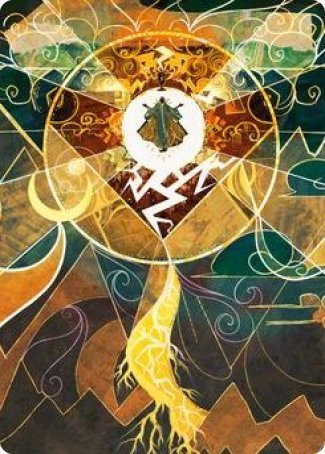 Lightning Bolt Art Card [Strixhaven: School of Mages Art Series] | Magic Magpie