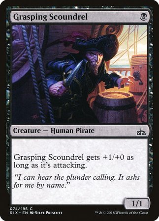 Grasping Scoundrel [Rivals of Ixalan] | Magic Magpie