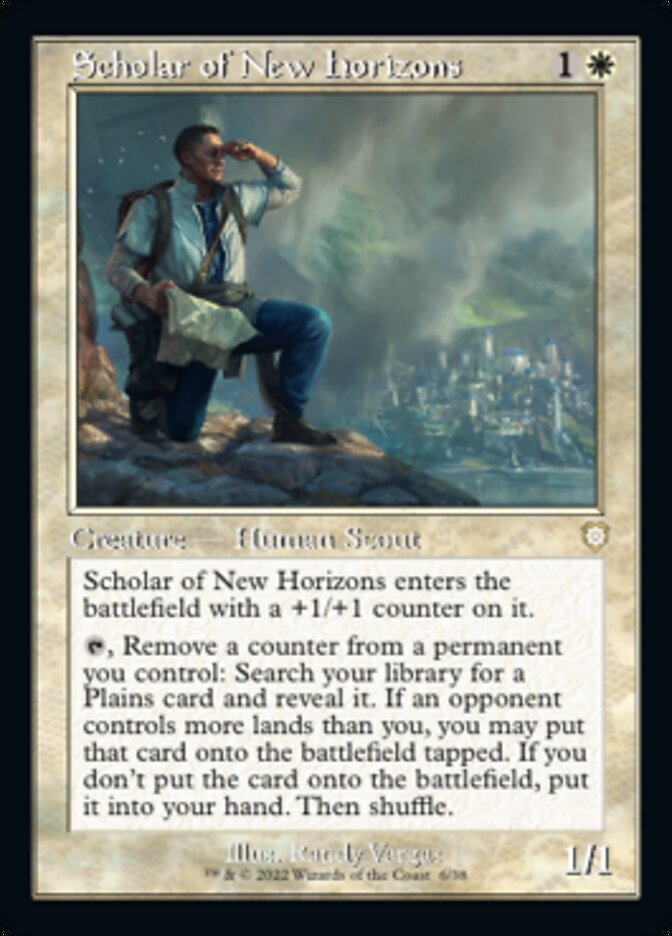 Scholar of New Horizons (Retro) [The Brothers' War Commander] | Magic Magpie