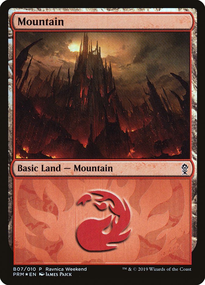 Mountain (B07) [Ravnica Allegiance Guild Kit] | Magic Magpie