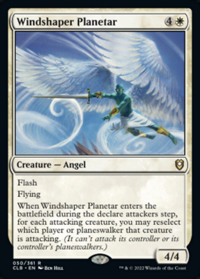 Windshaper Planetar [Commander Legends: Battle for Baldur's Gate] | Magic Magpie