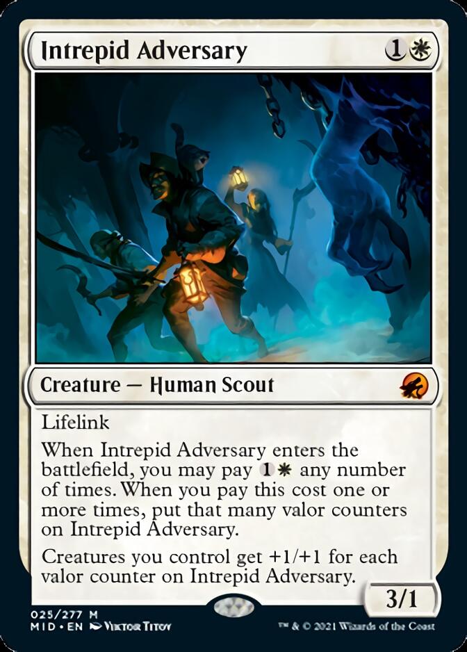 Intrepid Adversary [Innistrad: Midnight Hunt] | Magic Magpie