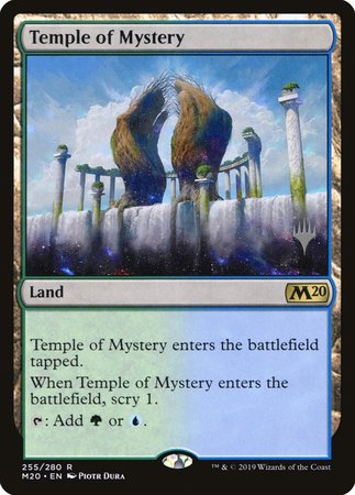 Temple of Mystery [Core Set 2020 Promos] | Magic Magpie