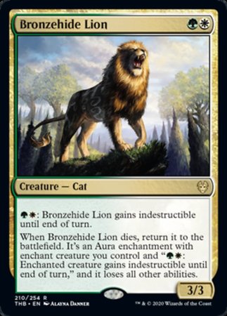 Bronzehide Lion [Theros Beyond Death] | Magic Magpie
