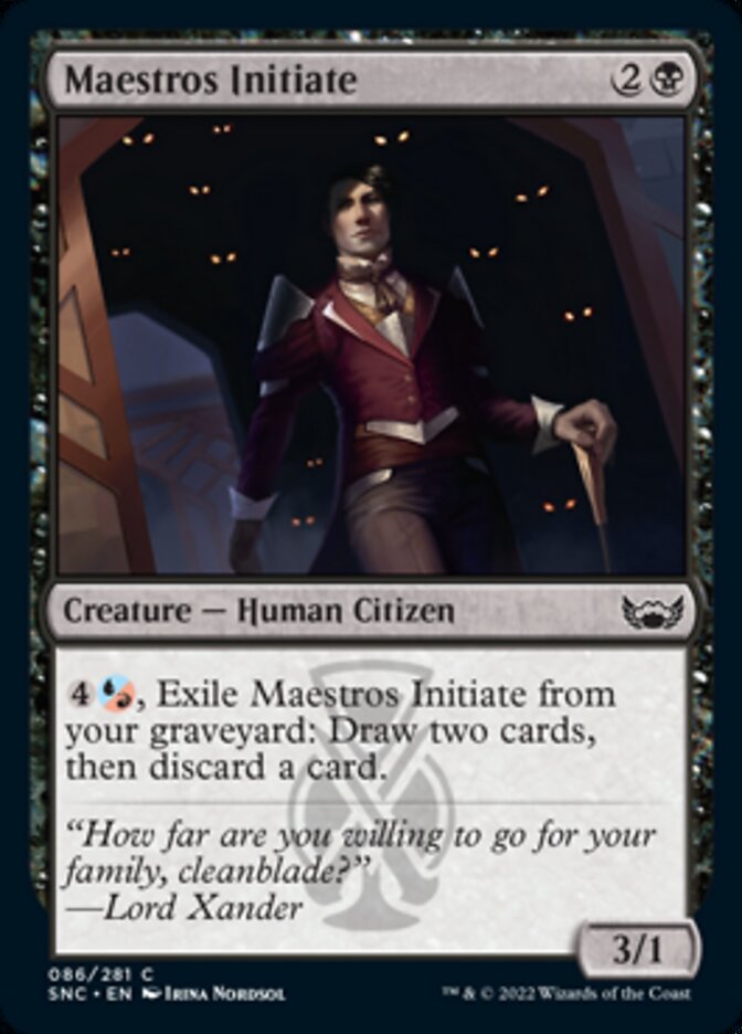 Maestros Initiate [Streets of New Capenna] | Magic Magpie