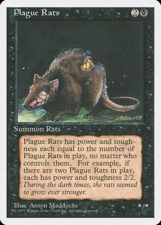 Plague Rats [Fourth Edition] | Magic Magpie