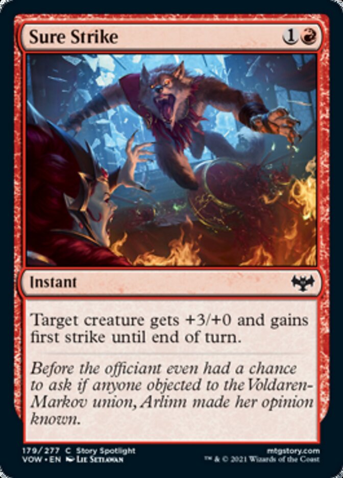 Sure Strike [Innistrad: Crimson Vow] | Magic Magpie