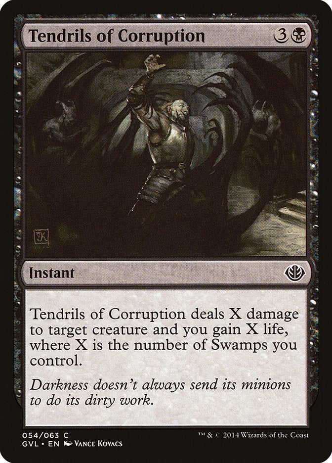 Tendrils of Corruption (Garruk vs. Liliana) [Duel Decks Anthology] | Magic Magpie