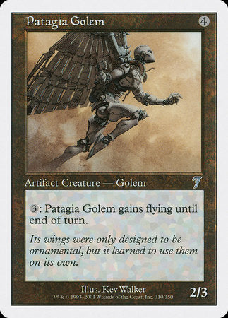 Patagia Golem [Seventh Edition] | Magic Magpie