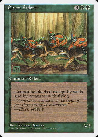 Elven Riders [Fourth Edition] | Magic Magpie