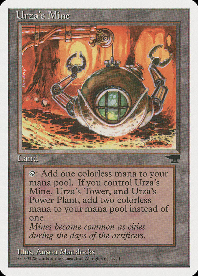 Urza's Mine (Orange Background) [Chronicles] | Magic Magpie