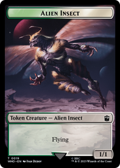 Alien Angel // Alien Insect Double-Sided Token [Doctor Who Tokens] | Magic Magpie
