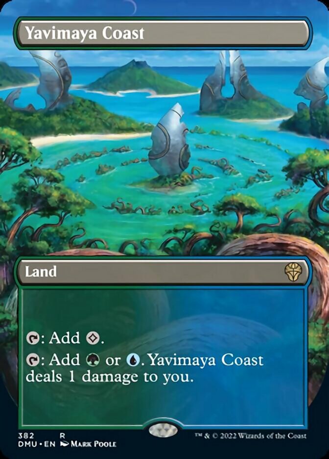 Yavimaya Coast (Borderless Alternate Art) [Dominaria United] | Magic Magpie