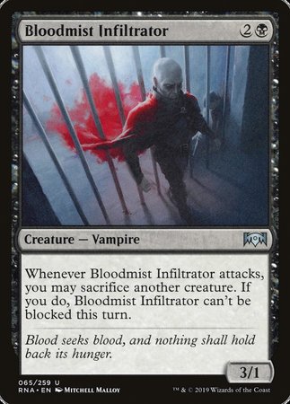Bloodmist Infiltrator [Ravnica Allegiance] | Magic Magpie