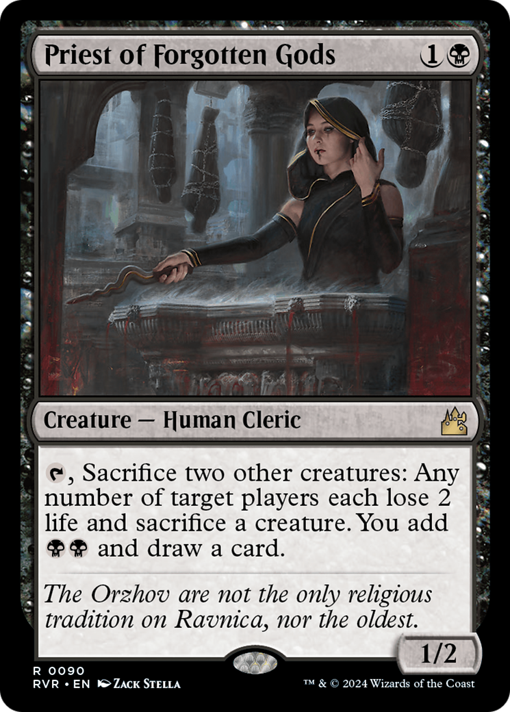 Priest of Forgotten Gods [Ravnica Remastered] | Magic Magpie