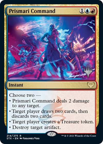 Prismari Command (Promo Pack) [Strixhaven: School of Mages Promos] | Magic Magpie