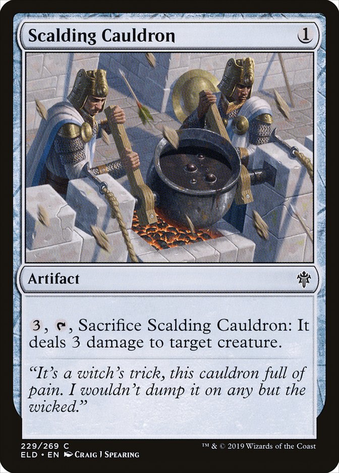 Scalding Cauldron [Throne of Eldraine] | Magic Magpie