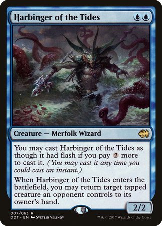 Harbinger of the Tides [Duel Decks: Merfolk vs. Goblins] | Magic Magpie