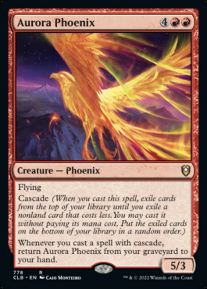 Aurora Phoenix [Commander Legends: Battle for Baldur's Gate] | Magic Magpie