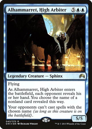 Alhammarret, High Arbiter [Magic Origins Promos] | Magic Magpie