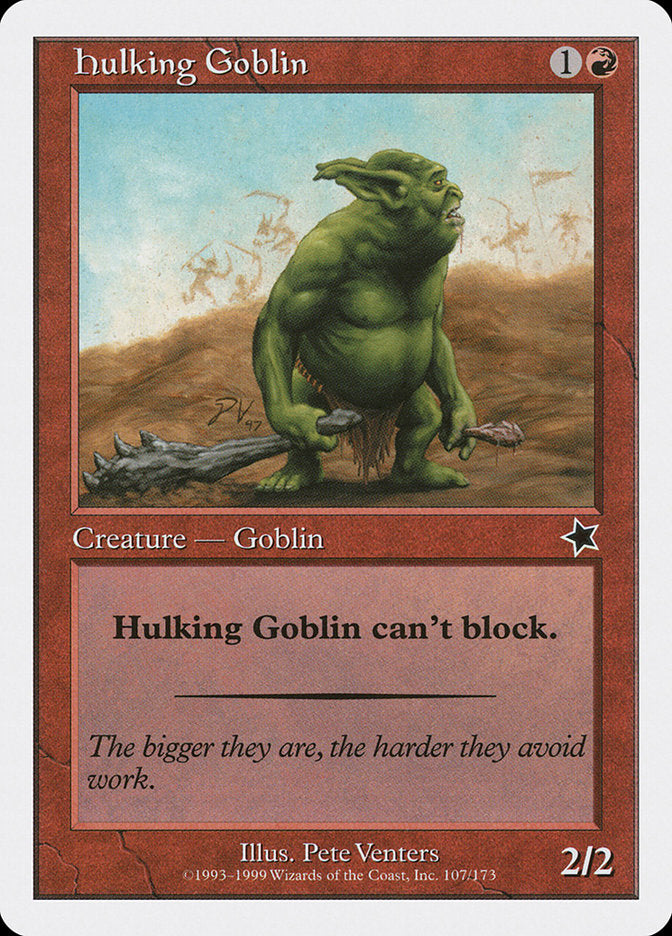 Hulking Goblin [Starter 1999] | Magic Magpie