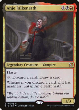 Anje Falkenrath [Commander 2019] | Magic Magpie