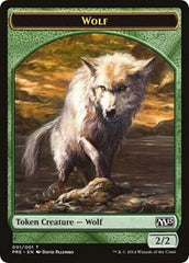 Wolf Token [Prerelease Cards] | Magic Magpie