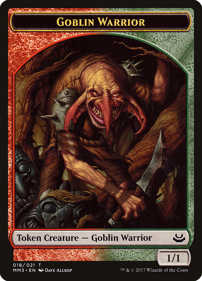 Goblin Warrior [Modern Masters 2017 Tokens] | Magic Magpie