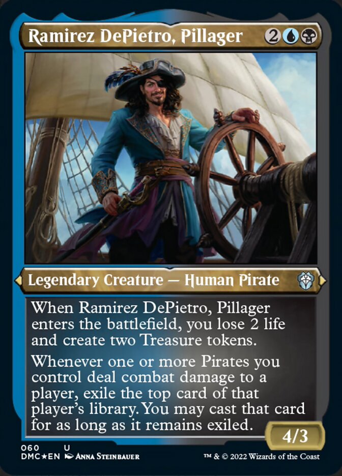 Ramirez DePietro, Pillager (Foil Etched) [Dominaria United Commander] | Magic Magpie