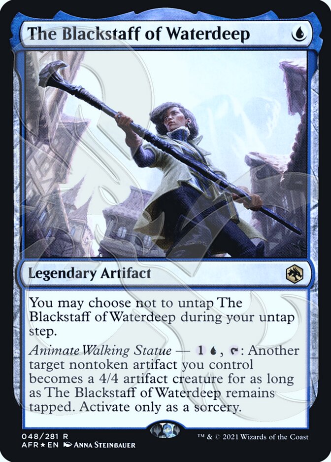 The Blackstaff of Waterdeep (Ampersand Promo) [Dungeons & Dragons: Adventures in the Forgotten Realms Promos] | Magic Magpie