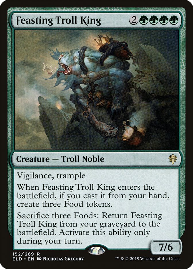 Feasting Troll King [Throne of Eldraine] | Magic Magpie