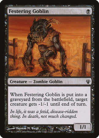 Festering Goblin [Archenemy] | Magic Magpie