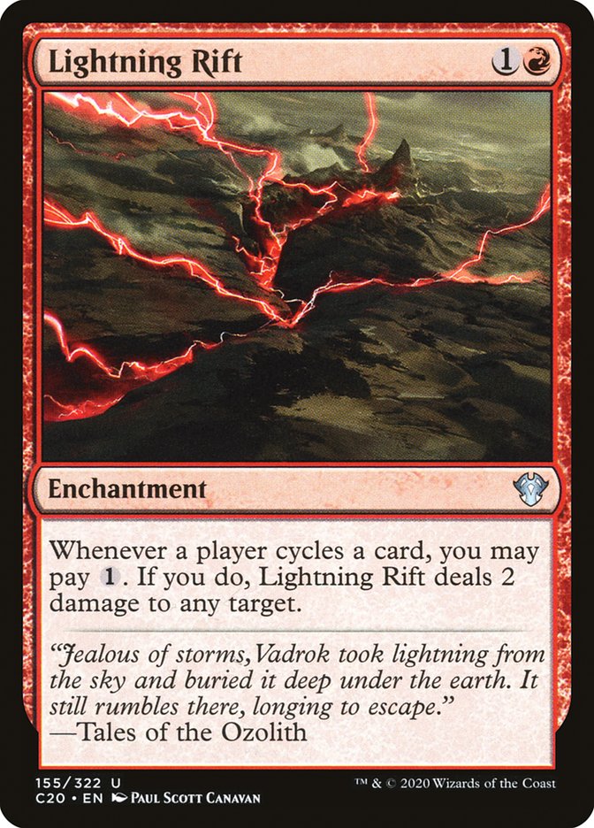 Lightning Rift [Commander 2020] | Magic Magpie