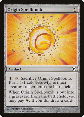 Origin Spellbomb [Scars of Mirrodin] | Magic Magpie