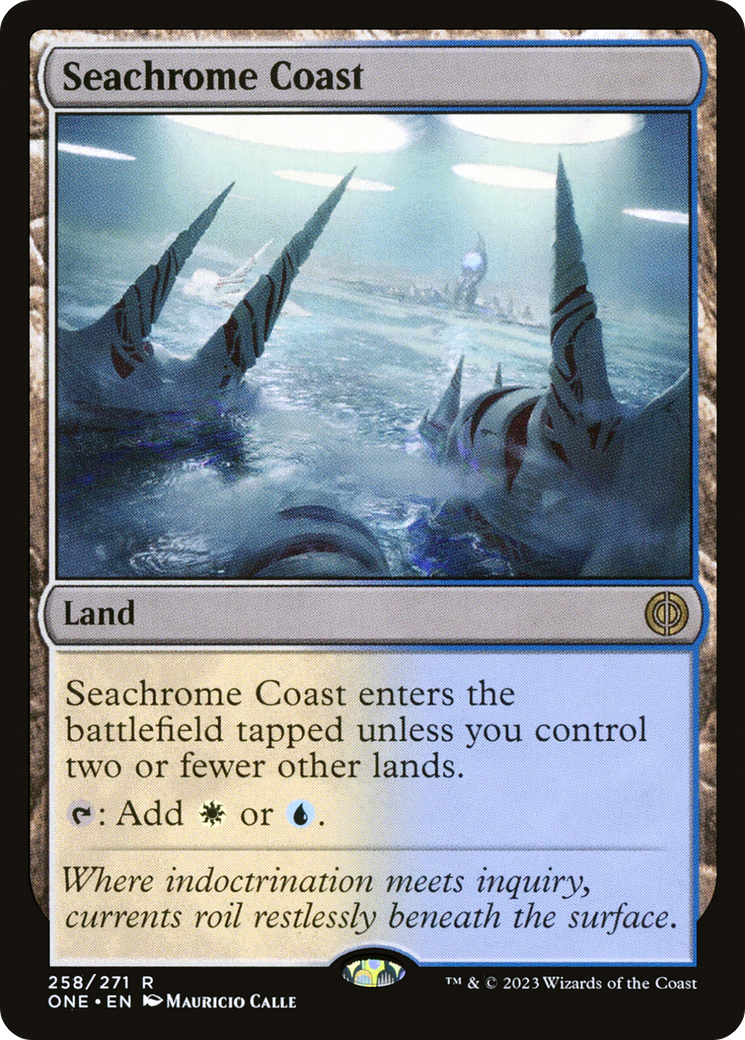 Seachrome Coast [Phyrexia: All Will Be One] | Magic Magpie