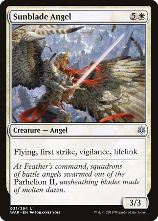 Sunblade Angel [War of the Spark] | Magic Magpie