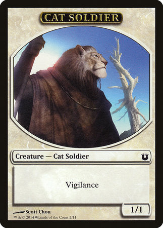 Cat Soldier Token [Born of the Gods Tokens] | Magic Magpie