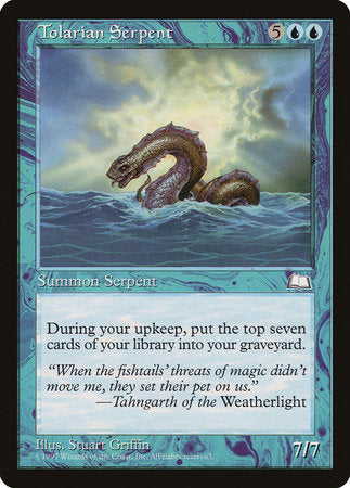 Tolarian Serpent [Weatherlight] | Magic Magpie