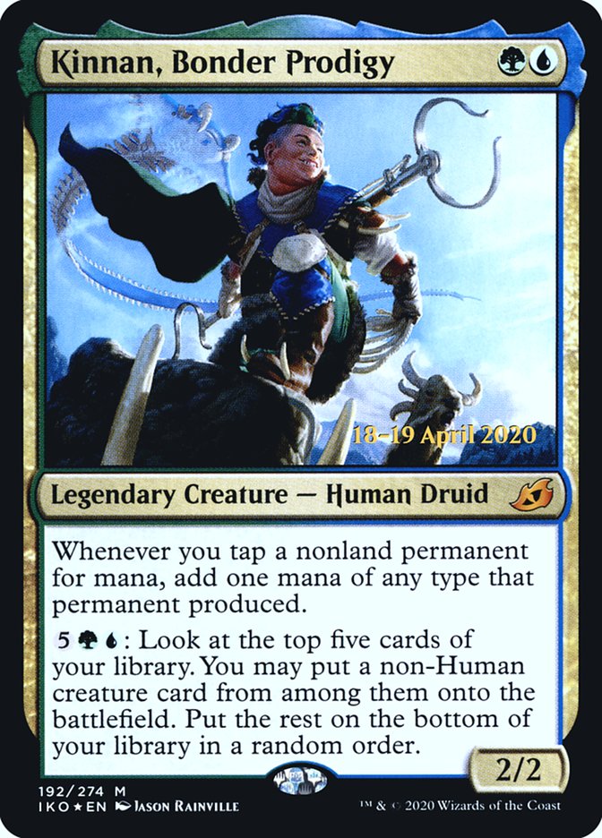 Kinnan, Bonder Prodigy  [Ikoria: Lair of Behemoths Prerelease Promos] | Magic Magpie