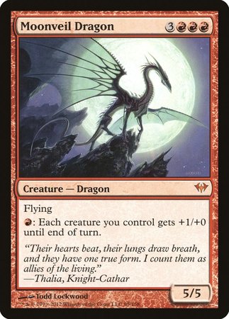 Moonveil Dragon [Dark Ascension] | Magic Magpie