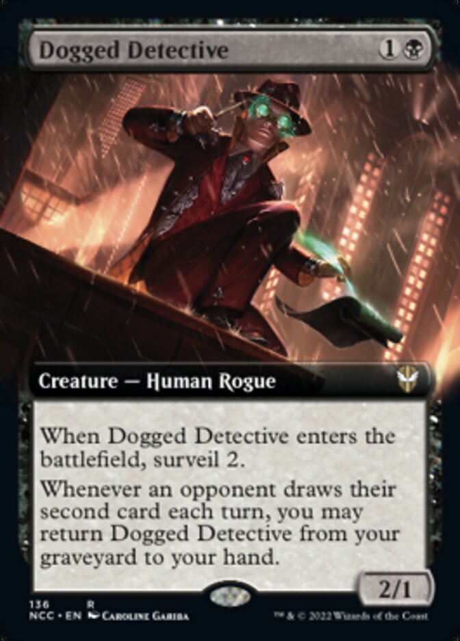 Dogged Detective (Extended Art) [Streets of New Capenna Commander] | Magic Magpie