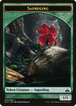 Saproling Token (003) [Rivals of Ixalan Tokens] | Magic Magpie