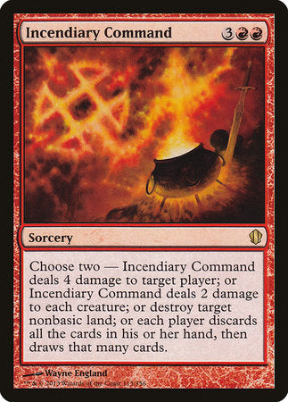 Incendiary Command [Commander 2013] | Magic Magpie