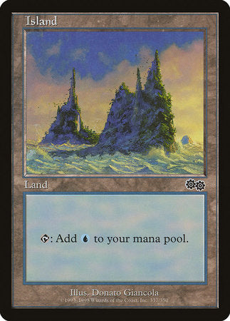 Island (337) [Urza's Saga] | Magic Magpie